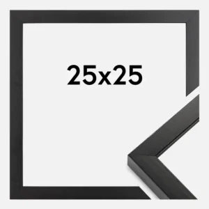 Usine Directe Fotolijst Amanda Box Glas Zwart 25x25 cm