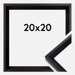 Acheter En Ligne Fotolijst Globe Glas Zwart 20x20 cm