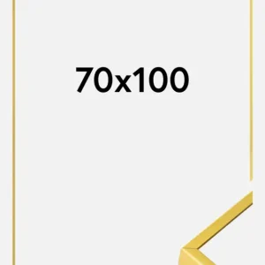 Aluminium Fotolijst Goud 70x100 cm Offre Exclusive