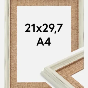 Commander Vite Fotolijst Sandweave Wit 21x29,7 cm (A4)