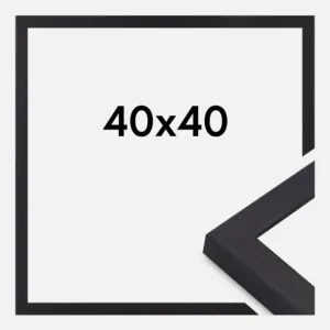 Promotion Saisonnière Fotolijst Lofsdalen Indigo Zwart 40x40 cm