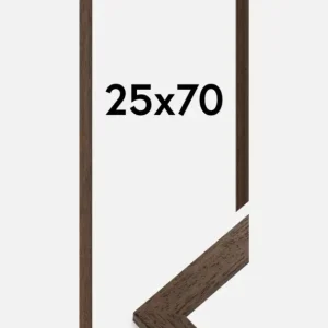 Seulement Aujourd’hui Fotolijst Glas Brown Wood 25x70 cm