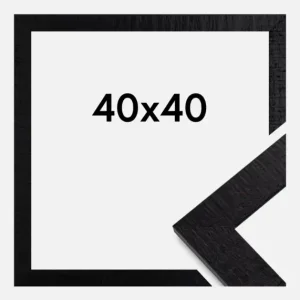 Remise Fotolijst Home Glas Zwart 40x40 cm