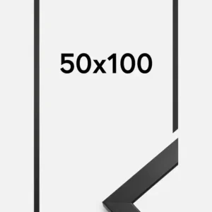 Certifié Fotolijst Stilren Glas Zwart 50x100 cm