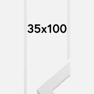 Super Prix Fotolijst Glas White Wood 35x100 cm