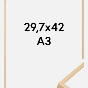 Commander Maintenant Aluminium Fotolijst Messing 29,7x42 cm (A3)