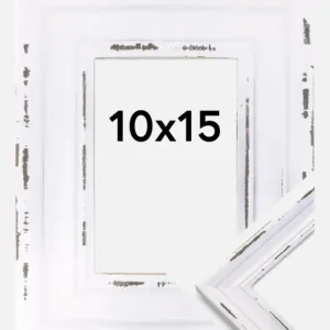 Fotolijst Rivoli Glas Wit 10x15 cm Seulement Aujourd’hui