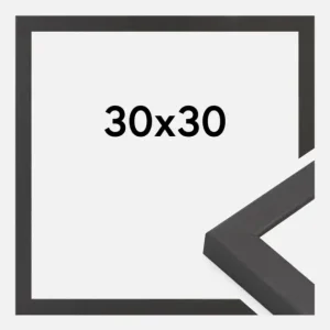 Remise Fotolijst Lofsdalen Donker Grijs 30x30 cm