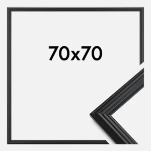 Soldes Fotolijst Siljan Glas Zwart 70x70 cm