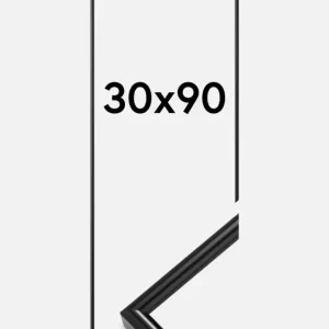 Offre Spéciale Fotolijst Galeria Glas Zwart 30x90 cm