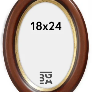 Prix Bas Molly Ovaal Glas Bruin 18x24 cm