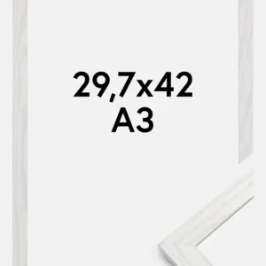 Top Vente Fotolijst Stilren Glas White Oak 29,7x42 cm (A3)