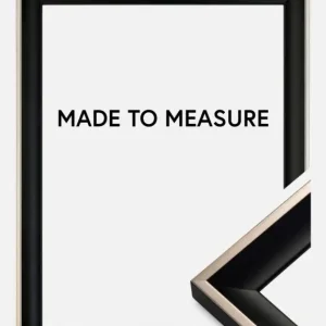 Soldes Fotolijst Öjaren Zwart-Zilver - Formaat naar keuze (Plexiglas)