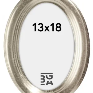 Prix Choc Molly Ovaal Glas Zilver 13x18 cm
