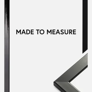 Meilleur Choix Fotolijst Uppsala Zwart Hoogglans - Formaat naar keuze (Plexiglas)