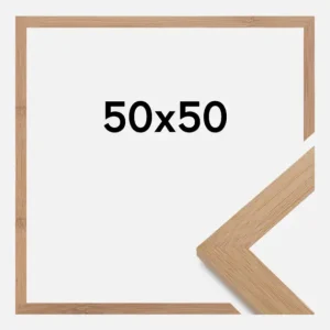 Fotolijst Hoei Glas Bamboe 50x50 cm Meilleur Choix