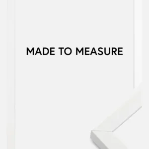 Fotolijst Amanda Box Wit - Formaat naar keuze (Plexiglas) Commande En Gros