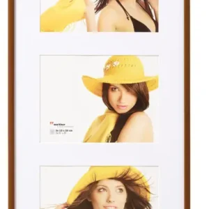 New Lifestyle Collagelijst Glas Brons - 3 Foto’s (15x20 Cm) Dernière Chance