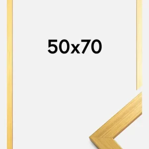 Top Vente Fotolijst Gold Wood Ontspiegeld 50x70 cm