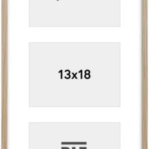 Acheter Direct Edsbyn Collagelijst IX Eikenhout - 3 Foto's (13x18 cm)