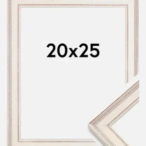 Vente Flash Fotolijst Shabby Chic Glas Wit 20x25 cm