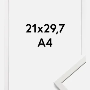 Achetez Aujourd’hui Fotolijst Edsbyn Glas Wit 21x29,7 cm (A4)