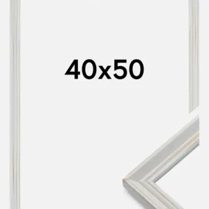 Super Prix Fotolijst Vintage Home Glas Wit 40x50 cm