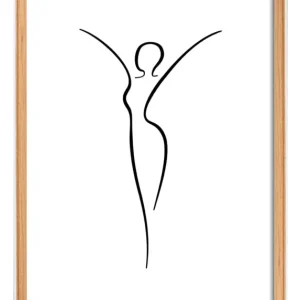 Nouvel Arrivage Fotolijst Silhouette Glas Eik 30x40 cm