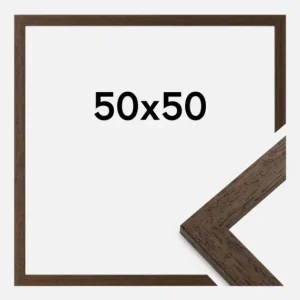 Vente Directe Fotolijst Glas Brown Wood 50x50 cm