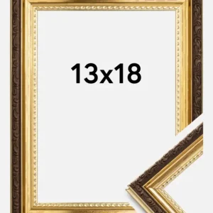 Vente Flash Fotolijst Abisko Glas Goud 13x18 cm