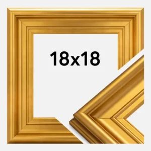 Fotolijst Mora Premium Glas Goud 18x18 cm Prix Réduit
