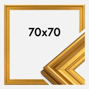 Acheter Direct Fotolijst Mora Premium Glas Goud 70x70 cm