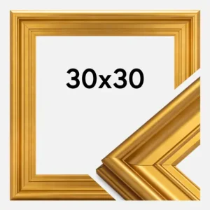 Fotolijst Mora Premium Glas Goud 30x30 cm Must-Have