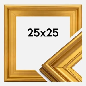 Fotolijst Mora Premium Glas Goud 25x25 cm Livraison Gratuite