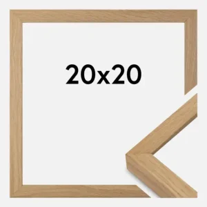 Retour Gratuit Fotolijst Nielsen Premium Quadrum Glas Eik 20x20 cm