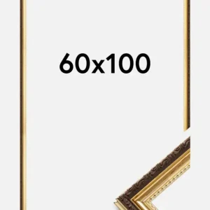 Acheter Direct Fotolijst Abisko Glas Goud 60x100 cm
