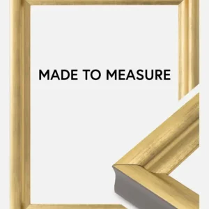 Fotolijst Sandarne Goud - Formaat naar keuze (Plexiglas) Retour Gratuit