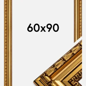 Fotolijst Birka Premium Glas Goud 60x90 cm Satisfait Ou Remboursé
