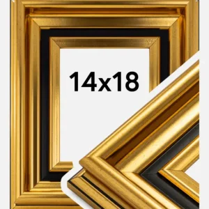 Fotolijst Gysinge Premium Glas Goud 14x18 cm Prix Cassé