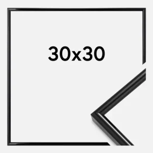 Promotion Fotolijst Galeria Glas Zwart 30x30 cm