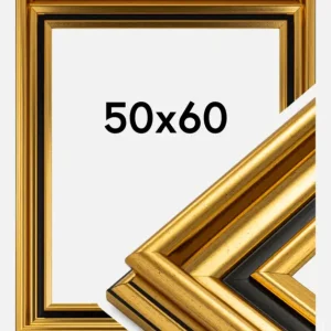 Fotolijst Gysinge Premium Glas Goud 50x60 cm Haute Qualité
