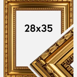 Fotolijst Birka Premium Glas Goud 28x35 cm Vente Directe