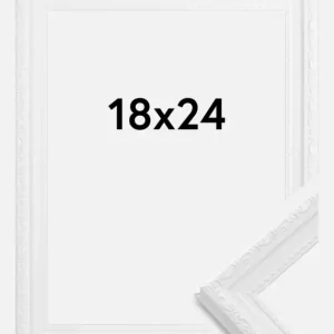 Vente Directe Fotolijst Abisko Glas Wit 18x24 cm