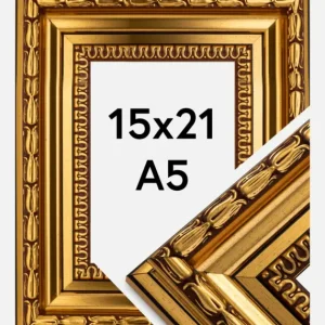 Fotolijst Birka Premium Glas Goud 15x21 cm (A5) Acheter Direct