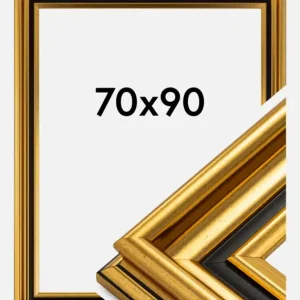 Vente Flash Fotolijst Gysinge Premium Glas Goud 70x90 cm