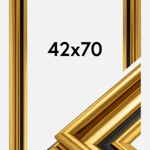 Fotolijst Gysinge Premium Glas Goud 42x70 cm Commander Maintenant