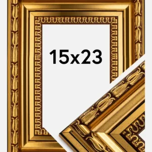 Fotolijst Birka Premium Glas Goud 15x23 cm Nouveauté