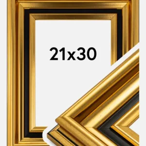 Produit De Marque Fotolijst Gysinge Premium Glas Goud 21x30 cm