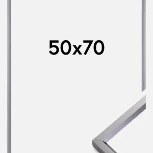 Paiement Sécurisé Fotolijst Glas Steel Style Glas Staal 50x70 cm