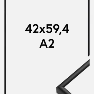 Prix Promo Fotolijst Nielsen Premium Classic Glas Mat Zwart 42x59,4 cm (A2)